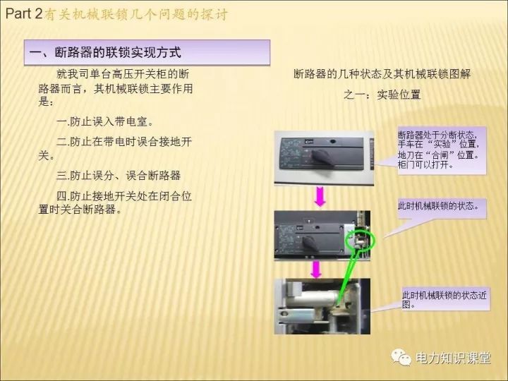 解釋開關柜的機電聯(lián)鎖知識