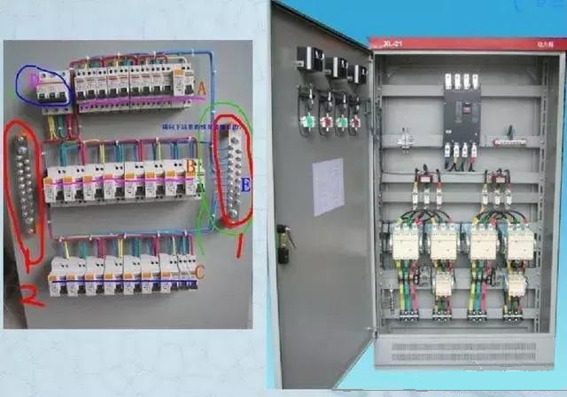 詳細(xì)說明了電氣設(shè)計(jì)中配電箱配電柜的接線圖。