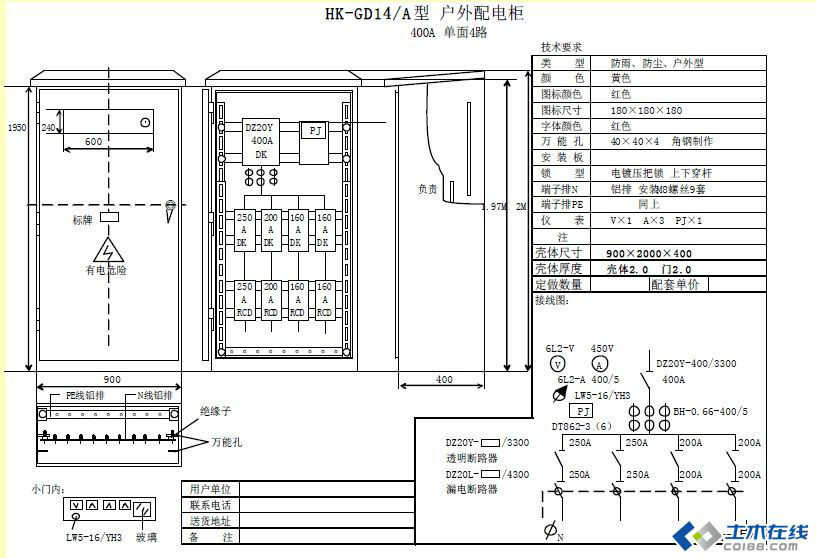 三級(jí)配電，二級(jí)保護(hù)，一機(jī)一閘一漏，一箱配電箱及施工要求